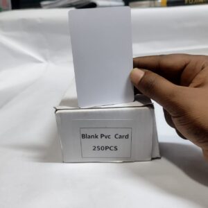 Blank P.V.C card